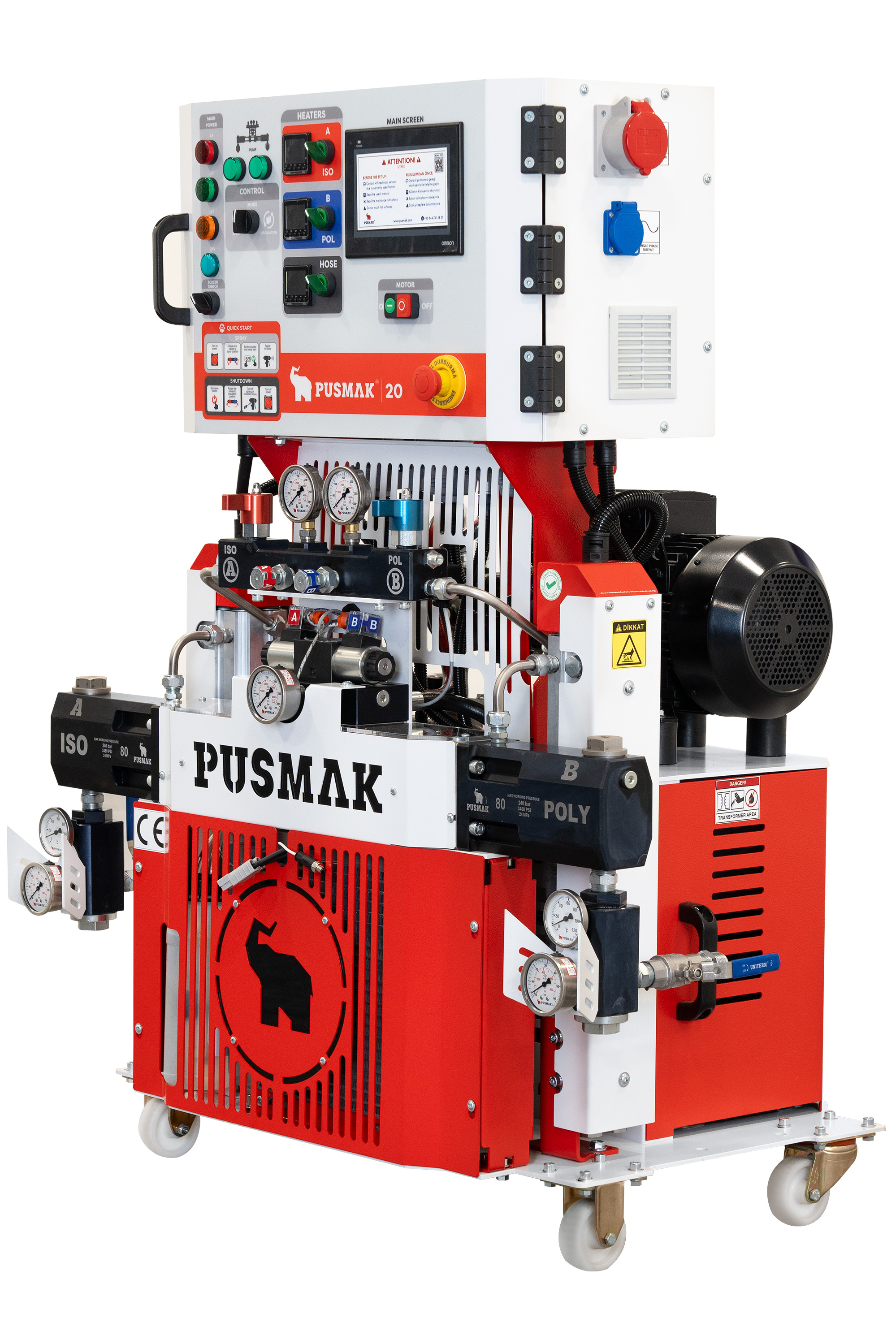 Spray Foam Insulation Guns - Pusmak Machine